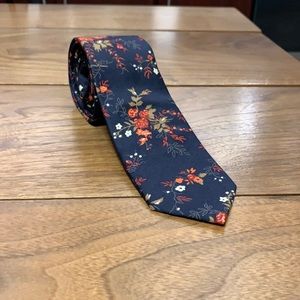 DAZI Coral Flor Skinny Tie